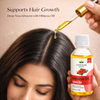 Hibiscus Oil by Vedsun – 100% Pure Hair Oil for Growth, Dandruff & Hair Strength