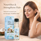 Extra Virgin Coconut Oil by Vedsun – Pure Cold Pressed Oil for Hair, Skin & Wellness