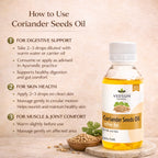 Coriander Seed Oil by Vedsun – 100% Pure Dhaniya Oil for Digestion, Skin & Aromatherapy