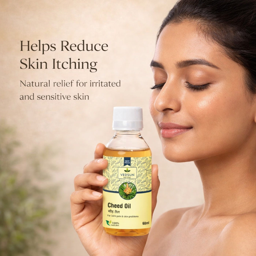 Cheed Oil by Vedsun – 100% Pure Pine Essential  Oil for Cleaning, Aromatherapy & Wellness