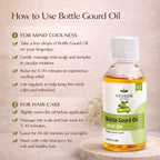 Bottle Gourd Oil by Vedsun – 100% Pure Lauki Oil for Hair Growth & Scalp Health