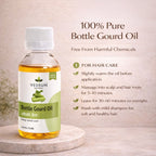 Bottle Gourd Oil by Vedsun – 100% Pure Lauki Oil for Hair Growth & Scalp Health