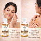Black Sesame Oil – Natural Cold Pressed Black Til Oil for Abhyanga, Joint Care & Body Massage