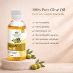 Olive Oil by Vedsun – 100% Pure Extra Virgin Oil for Cooking, Hair & Skin Care