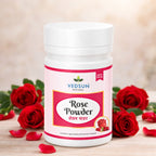 Rose Powder by Vedsun – 100% Pure Rose Petal Powder for Face Pack, Skin Glow & Care