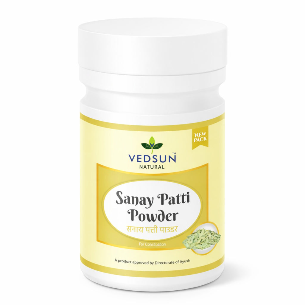 Sanay Patti Powder by Vedsun – 100% Pure Senna Powder Powder for Digestion & Wellness