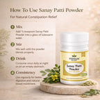 Sanay Patti Powder by Vedsun – 100% Pure Senna Powder Powder for Digestion & Wellness