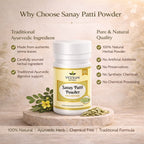 Sanay Patti Powder by Vedsun – 100% Pure Senna Powder Powder for Digestion & Wellness