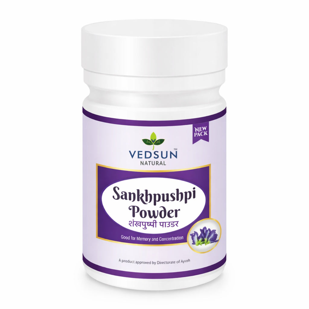 Shankhpushpi Powder by Vedsun – 100% Pure Churna for Memory, Mind Calm & Focus