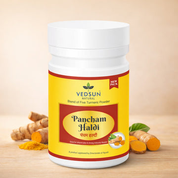 Pancham Haldi by Vedsun – 100% Pure Turmeric Powder for Skin Glow & Ayurvedic Use