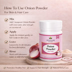 Onion Powder by Vedsun – 100% Pure Natural Hair Growth & Hair Fall Control Powder