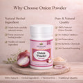 Onion Powder by Vedsun – 100% Pure Natural Hair Growth & Hair Fall Control Powder