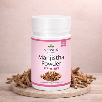 Manjistha Powder by Vedsun – 100% Pure Ayurvedic Churna for Skin Brightening & Detox