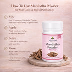 Manjistha Powder by Vedsun – 100% Pure Ayurvedic Churna for Skin Brightening & Detox