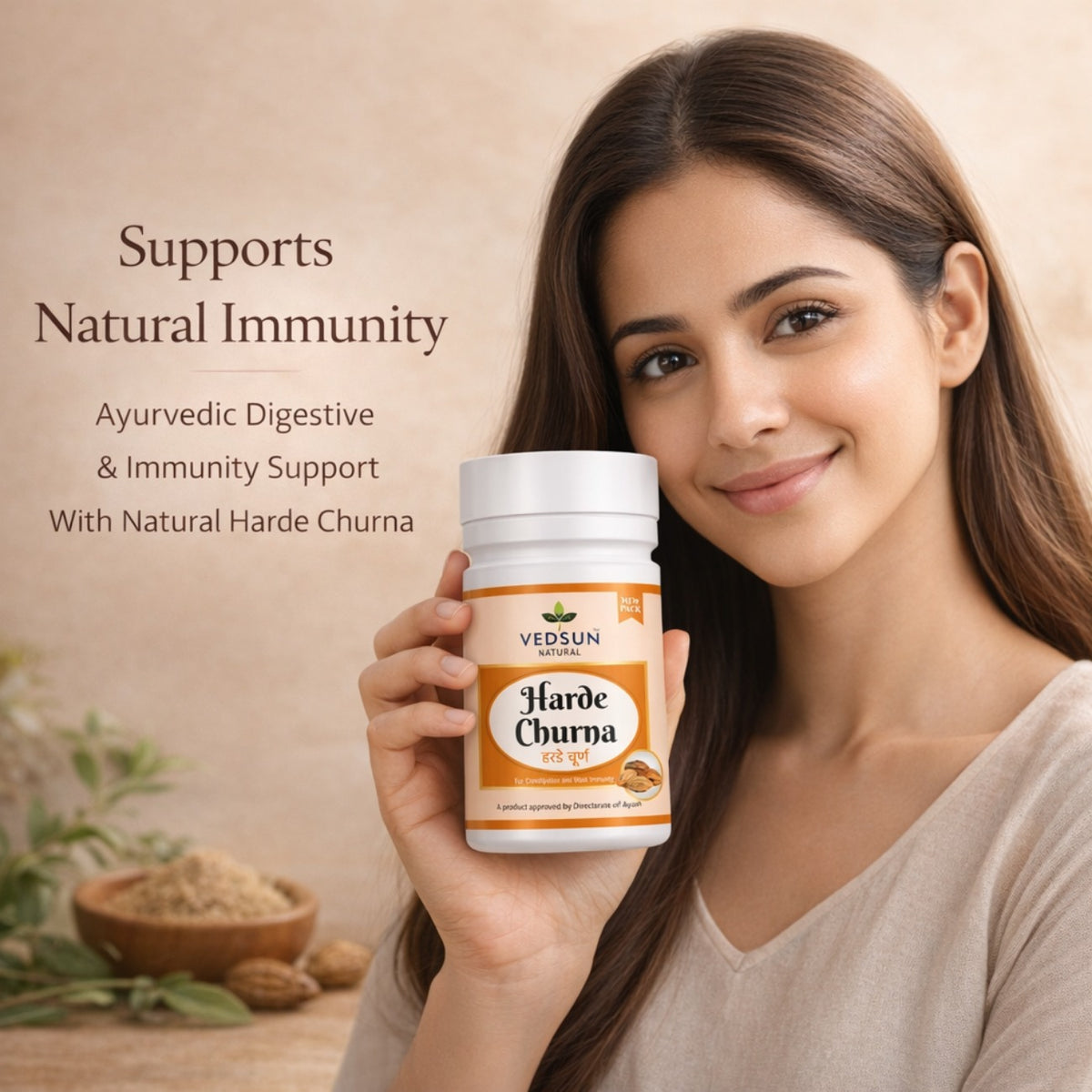Harde Churna by Vedsun – 100% Pure Haritaki Powder for Gut Cleanse & Digestion Support