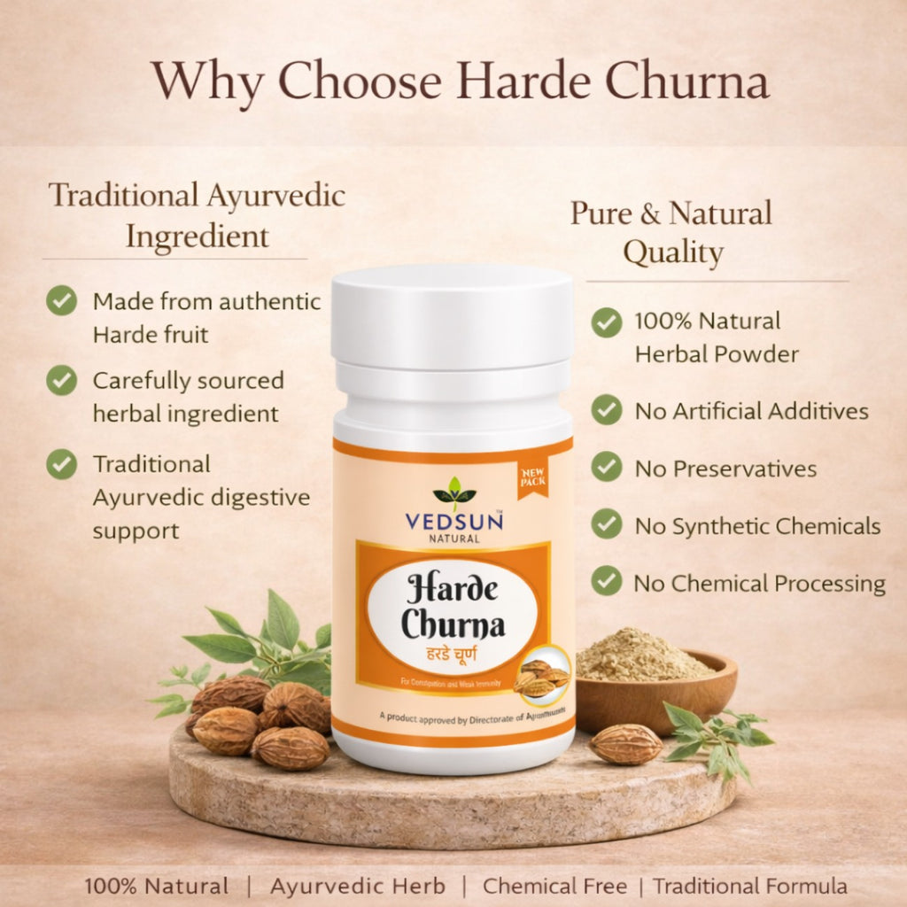 Harde Churna by Vedsun – 100% Pure Haritaki Powder for Gut Cleanse & Digestion Support