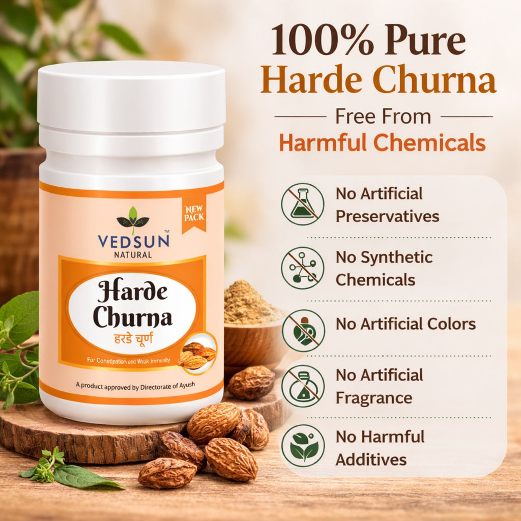 Harde Churna by Vedsun – 100% Pure Haritaki Powder for Gut Cleanse & Digestion Support