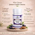 Jamun Guthli Churna by Vedsun – 100% Pure Seed Powder for Metabolic & Digestive Support