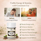 Kali Musli Churna by Vedsun – 100% Pure Black Musli Powder for Stamina & Energy Support