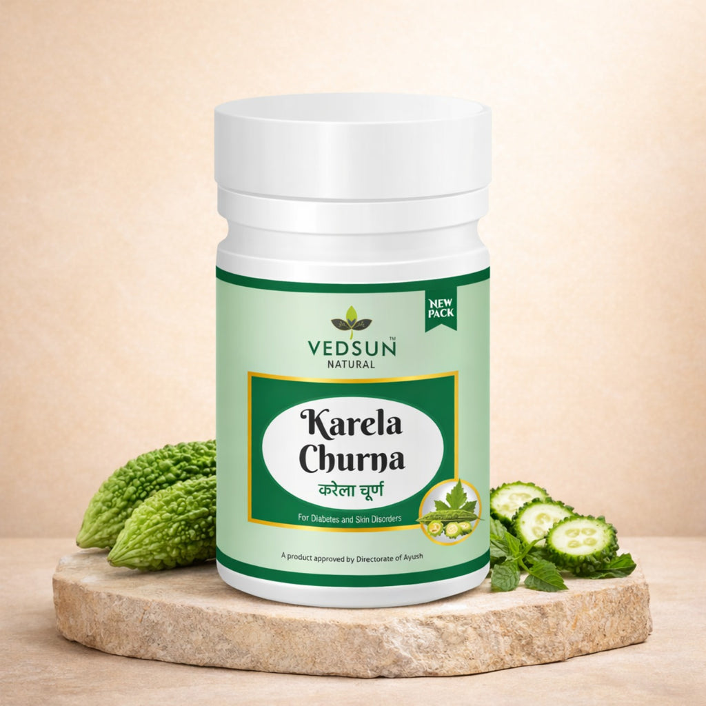 Karela Churna by Vedsun – 100% Pure Bitter Gourd Powder for Metabolic & Digestive Health