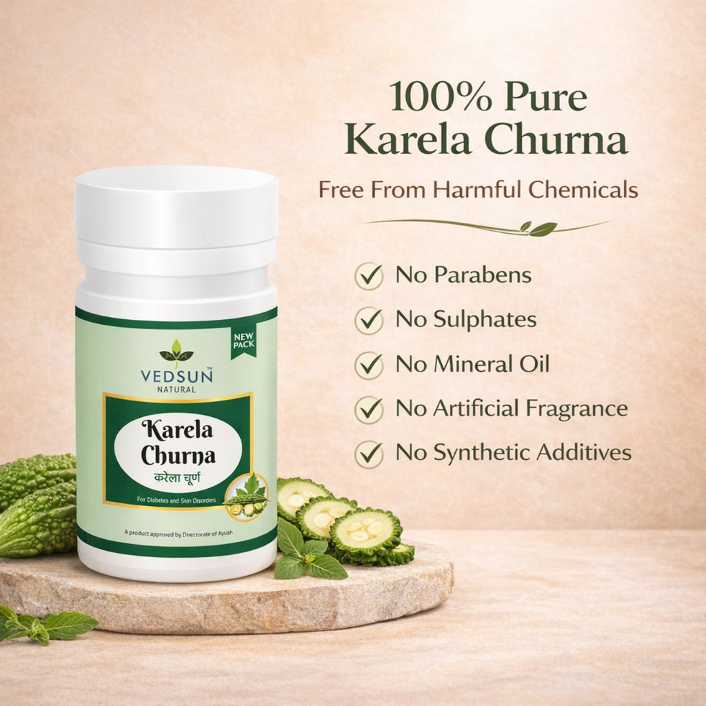 Karela Churna by Vedsun – 100% Pure Bitter Gourd Powder for Metabolic & Digestive Health