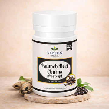 Kaunch Beej Churna by Vedsun – 100% Pure Mucuna Pruriens Powder for Stamina & Vitality
