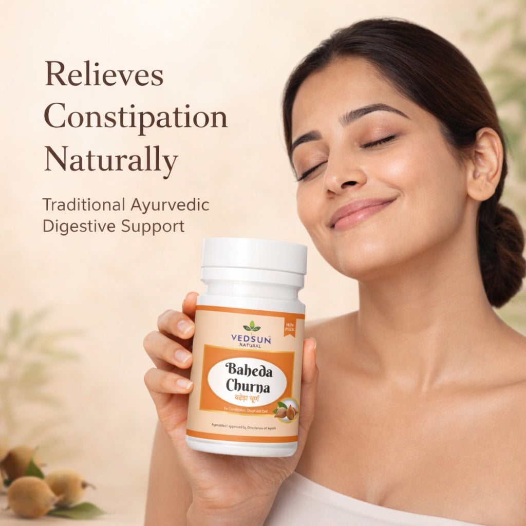 Baheda Churna 100gm by Vedsun – 100% Pure Bibhitaki Powder for Gut Health & Detox Support