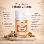 Baheda Churna 100gm by Vedsun – 100% Pure Bibhitaki Powder for Gut Health & Detox Support