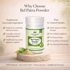 Vedsun Bel Patra Powder 100gm – 100% Pure Natural Powder for Pooja & Wellness Use