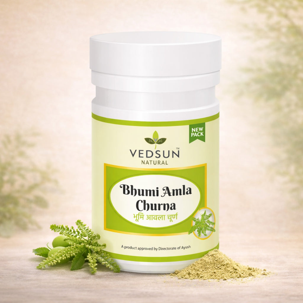 Bhumi Amla Churna by Vedsun – 100% Pure Bhui Amla Powder for Liver Detox & Health Support