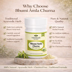Bhumi Amla Churna by Vedsun – 100% Pure Bhui Amla Powder for Liver Detox & Health Support