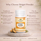 Belgiri Powder 100gm by Vedsun – 100% Pure Bilva (Bael) Powder for Gut Health & Detox Care