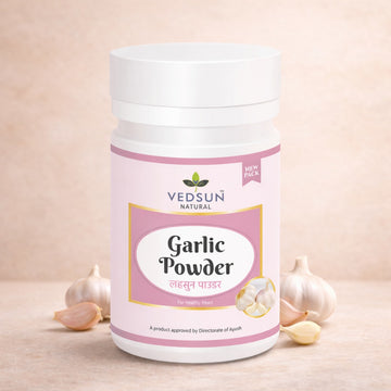 Garlic Powder by Vedsun – 100% Pure Lahsun Powder for Immunity & Digestive Support