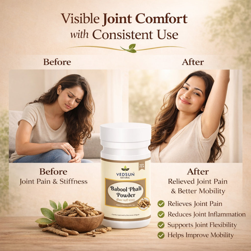 Babool Phali Powder by Vedsun – 100% Pure Acacia Powder for Teeth & Gum Care