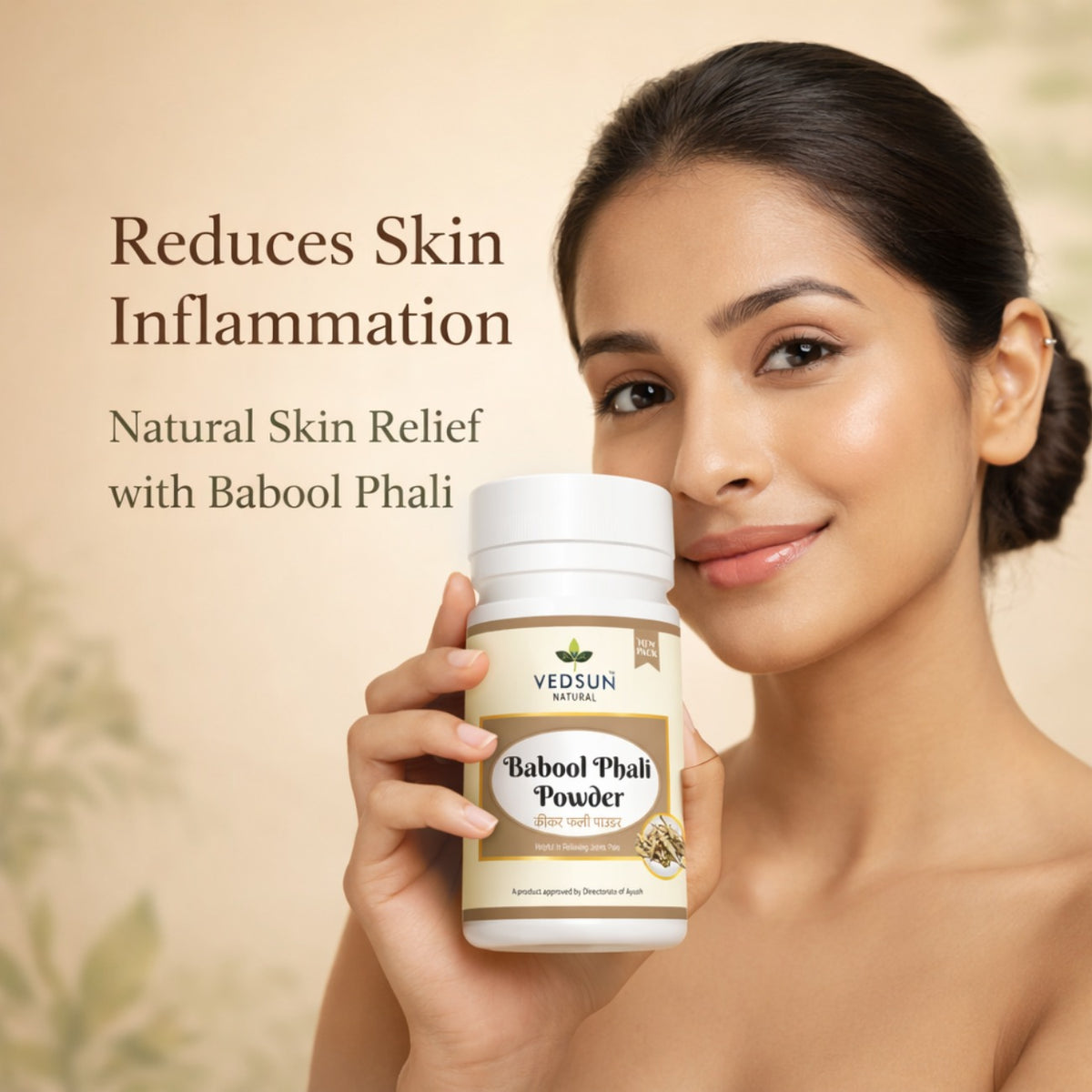 Babool Phali Powder by Vedsun – 100% Pure Acacia Powder for Teeth & Gum Care