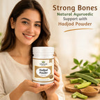 Hadjod Powder by Vedsun – 100% Pure Cissus Quadrangularis Powder for Bone Health & Strength Support
