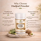 Hadjod Powder by Vedsun – 100% Pure Cissus Quadrangularis Powder for Bone Health & Strength Support
