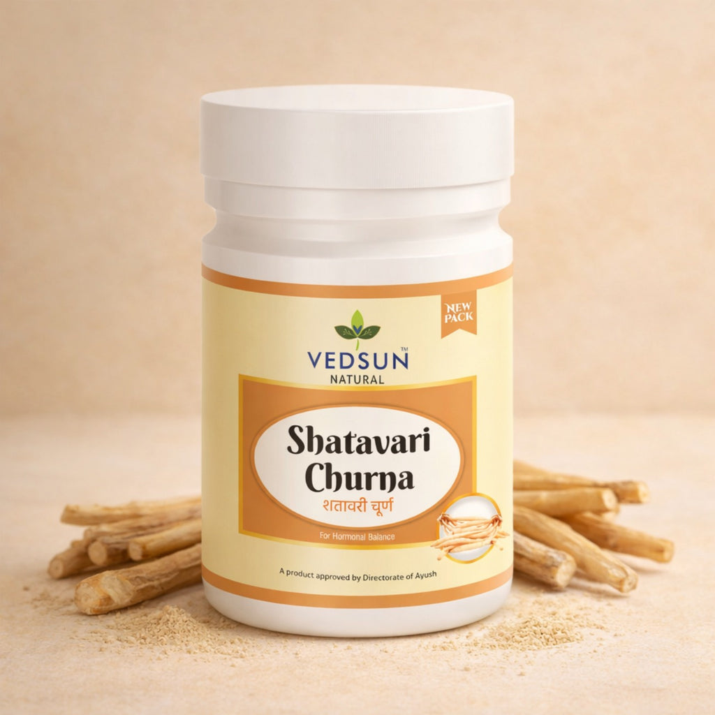 Shatavari Powder 100gm by Vedsun – 100% Pure Asparagus Racemosus Powder for Hormonal & Reproductive Wellness
