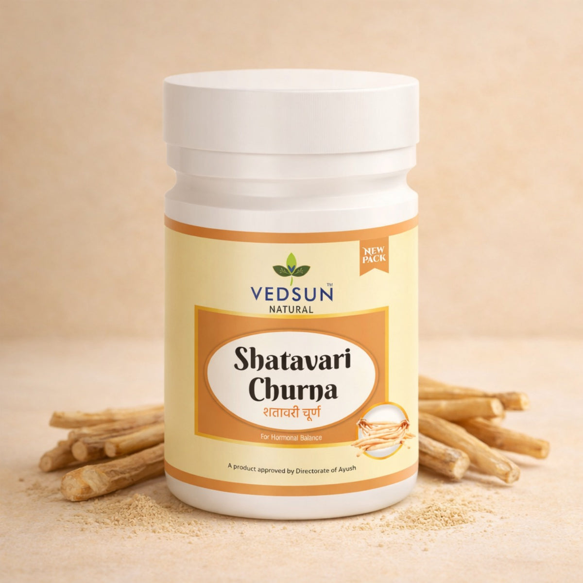 Shatavari Powder 100gm by Vedsun – 100% Pure Asparagus Racemosus Powder for Hormonal & Reproductive Wellness