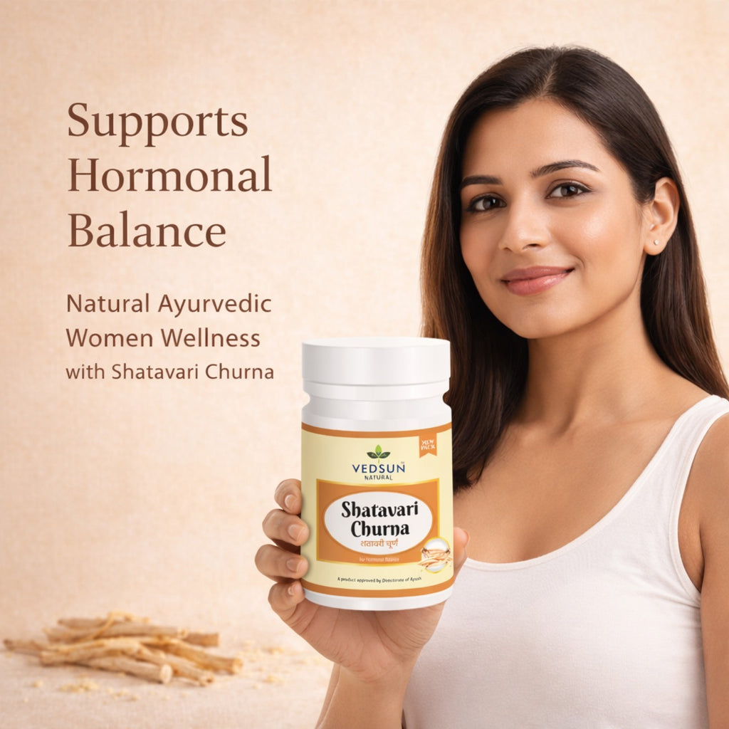 Shatavari Powder 100gm by Vedsun – 100% Pure Asparagus Racemosus Powder for Hormonal & Reproductive Wellness