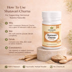 Shatavari Powder 100gm by Vedsun – 100% Pure Asparagus Racemosus Powder for Hormonal & Reproductive Wellness