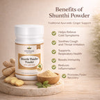 Shunthi Powder by Vedsun – 100% Pure Dry Ginger (Sonth) Powder for Digestion & Immunity