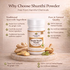 Shunthi Powder by Vedsun – 100% Pure Dry Ginger (Sonth) Powder for Digestion & Immunity
