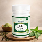 Tulsi Powder by Vedsun – 100% Pure Ocimum Sanctum Powder for Immunity & Respiratory Support