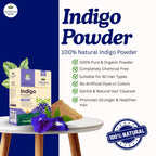 Indigo Powder – Pure Natural Hair Color for Black & Dark Brown Shades