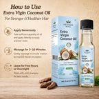 Extra Virgin Coconut Oil by Vedsun – Pure Cold Pressed Oil for Hair, Skin & Wellness