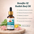 Radish Seed Oil by Vedsun – 100% Pure Mooli Beej Oil for Hair Growth, Hair Fall & Dandruff Control
