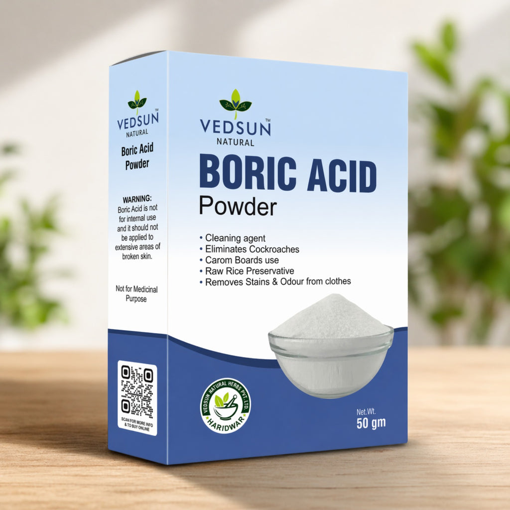 Vedsun Boric Acid Powder – Effective Cockroach & Ant Killer for Home Cleaning & Pest Control