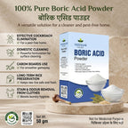 Vedsun Boric Acid Powder – Effective Cockroach & Ant Killer for Home Cleaning & Pest Control