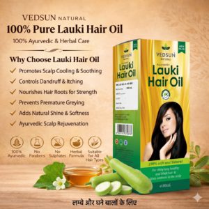 Louki (bottle guard) Oil For Hair Therapy and Scalp Treatment